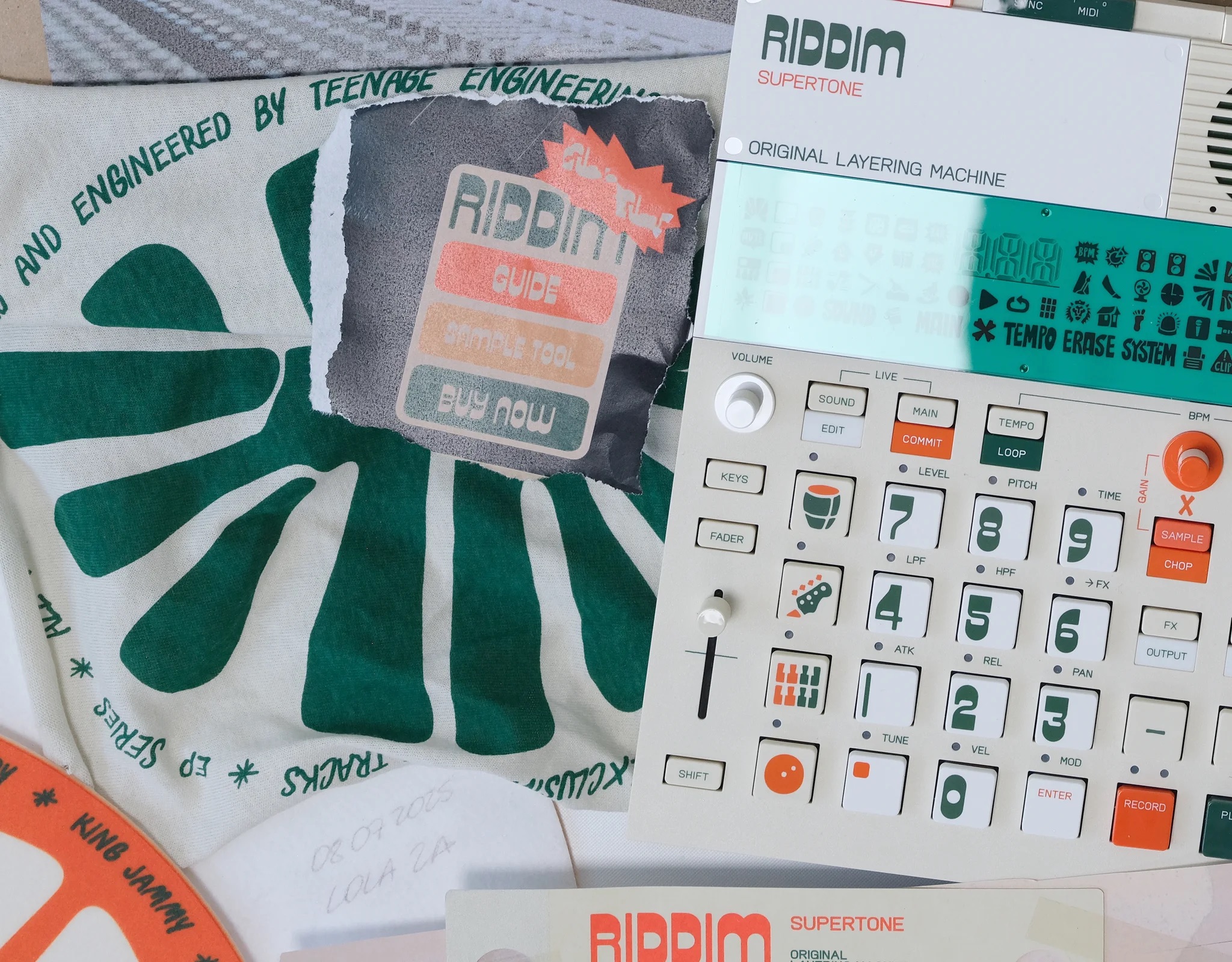Teenage Engineering EP-40 Riddim Supertone: el sampler de TE se va
